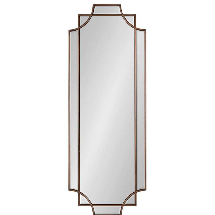 Mirrors * | Wholesale Uniek Minuette Decorative Framed Wall Mirror, Bronze 16 42